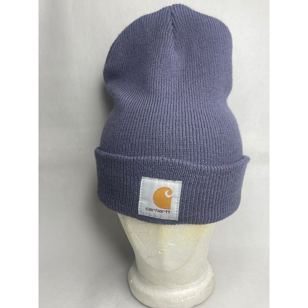 Carhartt Classic Knit Beanie Cap OSFA Dusty Purple Outdoor Winter Work Hat